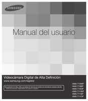 Samsung HMX-T11OP Manual Del Usuario