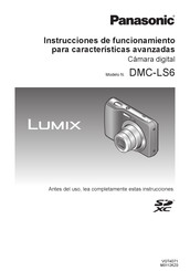 Panasonic LUMIX DMC-LS6 Instrucciones De Funcionamiento