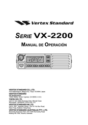 Vertex Standard VX-220 Serie Manual De Operación