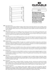 DURABLE 3711 Instrucciones De Montaje