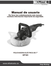 Elite EP181 Manual De Usuario