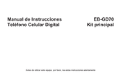 Panasonic EB-GD70 Manual De Instrucciones