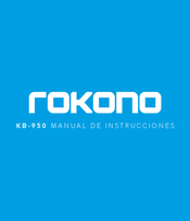 rokono KB-950 Manual De Instrucciones