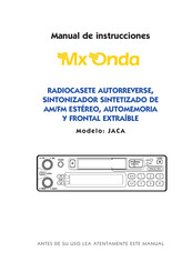 Mx Onda JACA Manual De Instrucciones