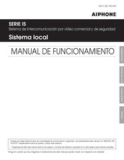 Aiphone IS-SS Manual De Funcionamiento