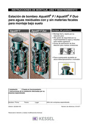 KESSEL Aqualift F Duo Instrucciones De Montaje, Uso Y Mantenimiento