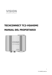 Vision TECHCONNECT TC2-VGAHDMI Manual Del Propietário