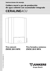 Junkers ZWSE 28-5 MFK Instrucciones De Manejo