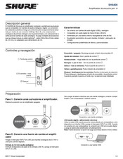 Shure SHA900 Manual De Instrucciones