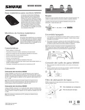 Shure MX890 Guía De Usuario