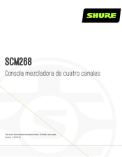 Shure SCM268 Guía De Usuario