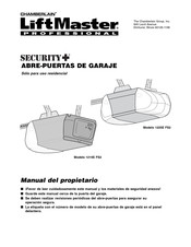 LiftMaster SECURITY+ 1215E FS2 Manual Del Propietário