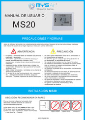 MYSAir MS20 Manual De Usuario