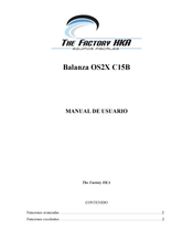 Factory HKA OS2CX Manual De Usuario