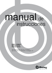 BALAY 3EB805.P Instrucciones De Uso Y Montaje