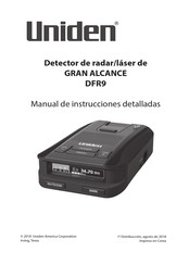 Uniden DFR9 Manual De Instrucciones