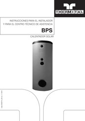 thermital 20052815 Instrucciones Para El Instalador Y Para El Centro Técnico De Asistencia