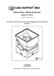 SUZO CUBE HOPPER MKII 10-1700-83 Manual De Servicio