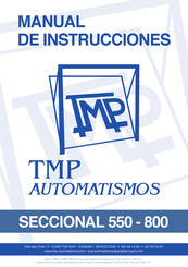 TPM SECCIONAL 800 Manual De Instrucciones