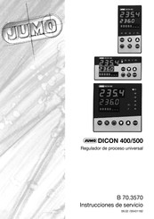 JUMO DICON 500 Instrucciones De Servicio