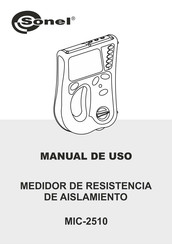 Sonel MIC-2510 Manual De Uso