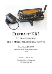 ELECRAFT KX3 Manual De Uso