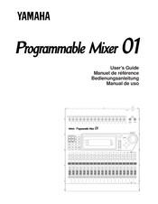 Yamaha Programmable Mixer 01 Manual De Uso