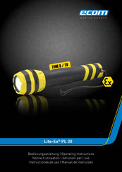 Ecom Lite-Ex PL 30 Instrucciones De Uso