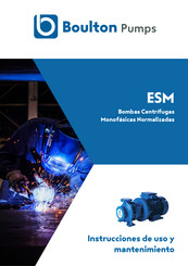 Boulton Pumps ESM Serie Instrucciones De Uso Y Mantenimiento