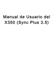 Plum X350 Manual De Usuario