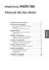 Epson STYLUS PHOTO 790 Manual De Uso Diario
