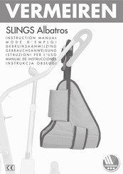 Vermeiren SLINGS Albatros Manual De Instrucciones