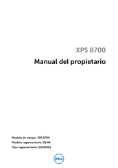 Dell XPS 8700 Manual Del Propietário