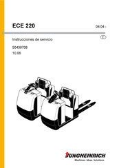 Jungheinrich ECE 220 Instrucciones De Servicio