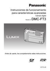 Panasonic LUMIX DMC-FT3 Instrucciones De Funcionamiento