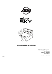 ADJ micro SKY Instrucciones De Usuario