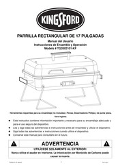 Kingsford TG2002101-KF Manual Del Usuario