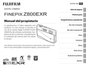 FujiFilm FINEPIX Z800EXR Manual Del Propietário