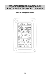 La Crosse Technology WS-3610 Manual De Operaciones