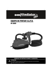 Gladiator PRO HV 8800 Manual De Instrucciones Y Garantía