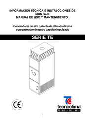 Tecnoclima TE 60 Instrucciones De Montaje