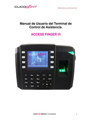 Cucorent ACCESS FINGER VI Manual De Usuario