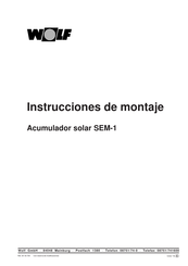 Wolf SEM-1 Instrucciones De Montaje