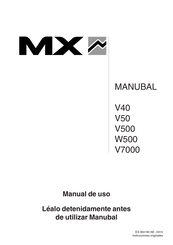 MX MANUBAL V7000 Manual De Uso