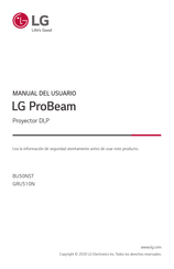 LG ProBeam Manual Del Usuario