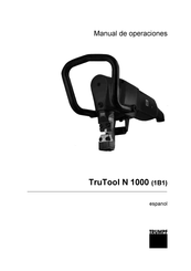 Trumpf TruTool N 1000 Manual De Operaciones