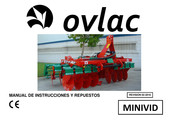 Ovlac MINIVID Manual De Instrucciones Y Repuestos