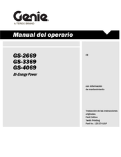 Terex Genie GS-3369 Manual Del Operario