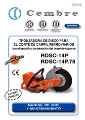 Cembre RDSC-14P Manual De Uso