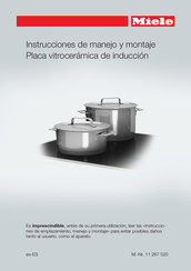 Miele KM 7174 FR Instrucciones De Manejo Y Montaje